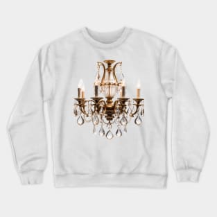 Crystal Chandelier making you happy Crewneck Sweatshirt